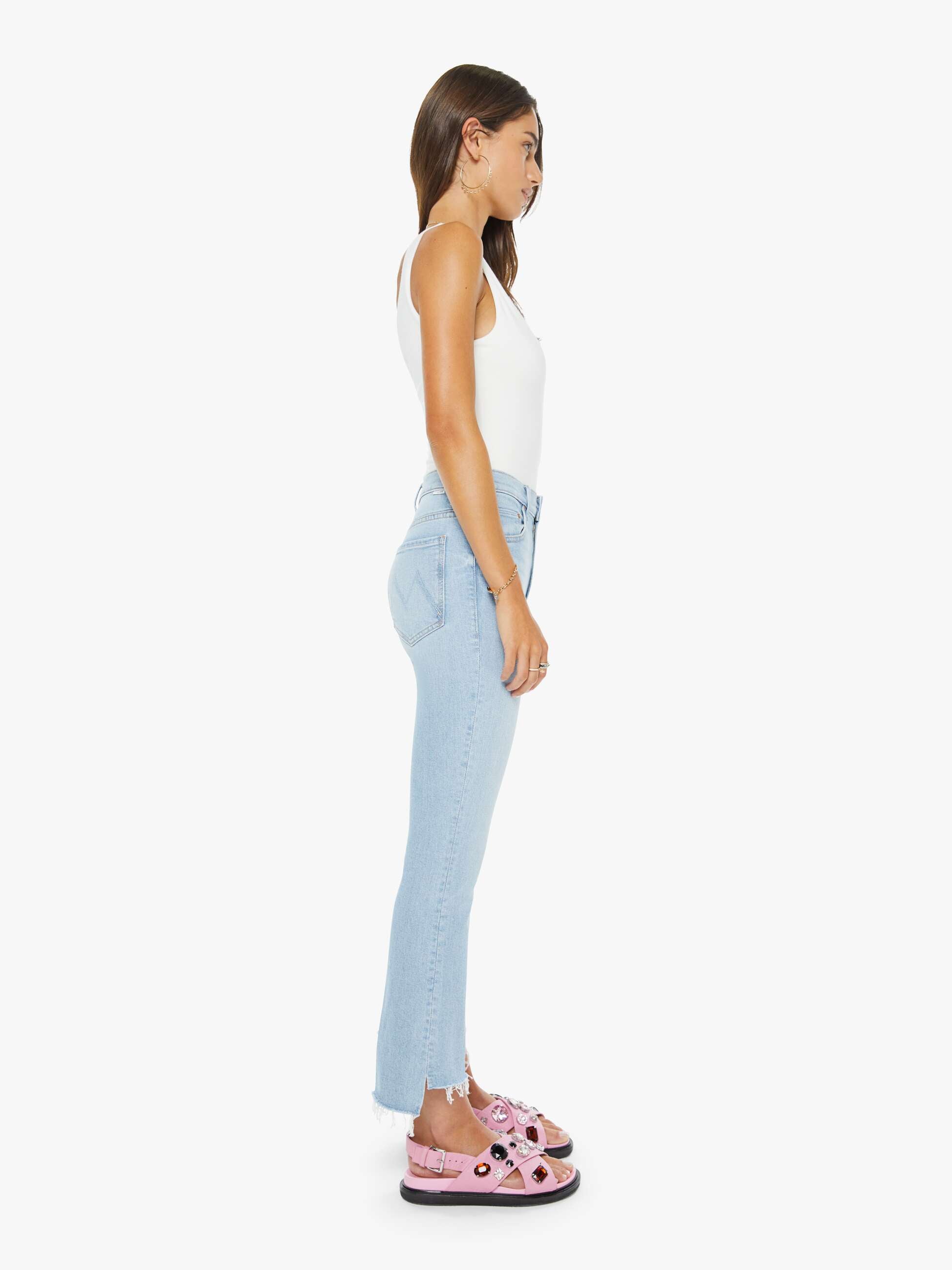 Women Mother Denim The Crop Pullover