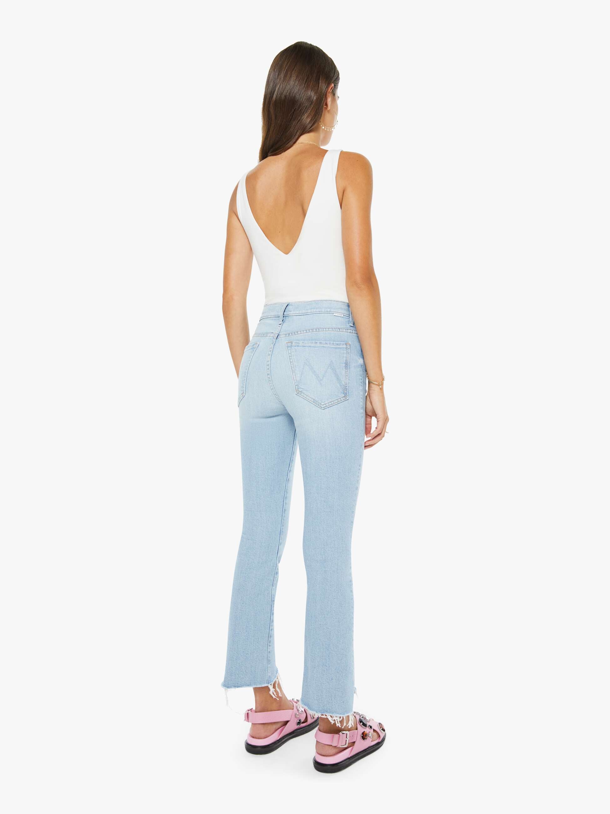 Women Mother Denim The Crop Pullover