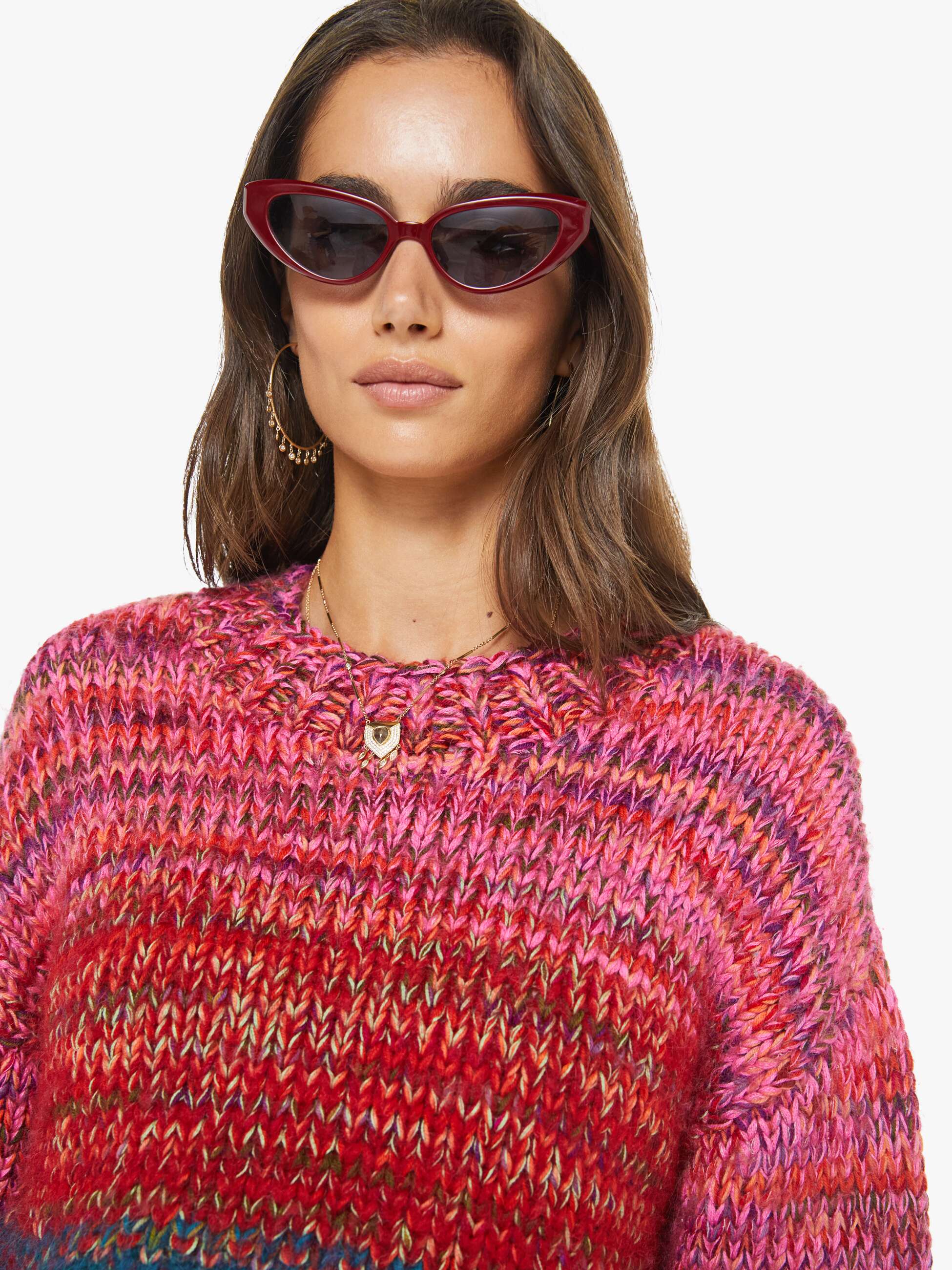 Women Mother Denim The Crop Pullover