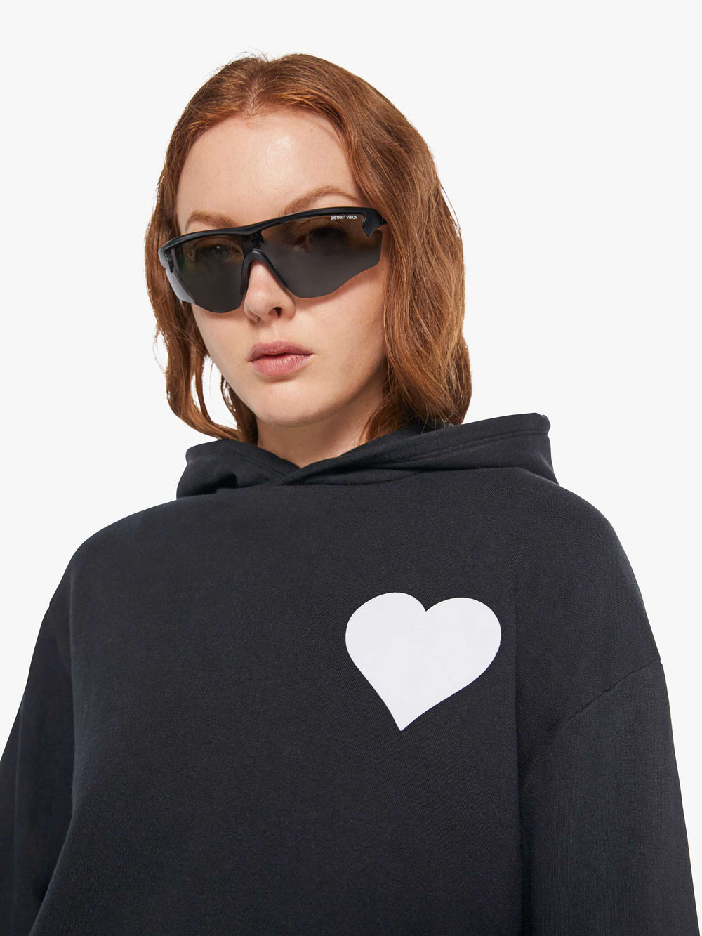 Women Mother Denim SPRWMN Heart Hoodie