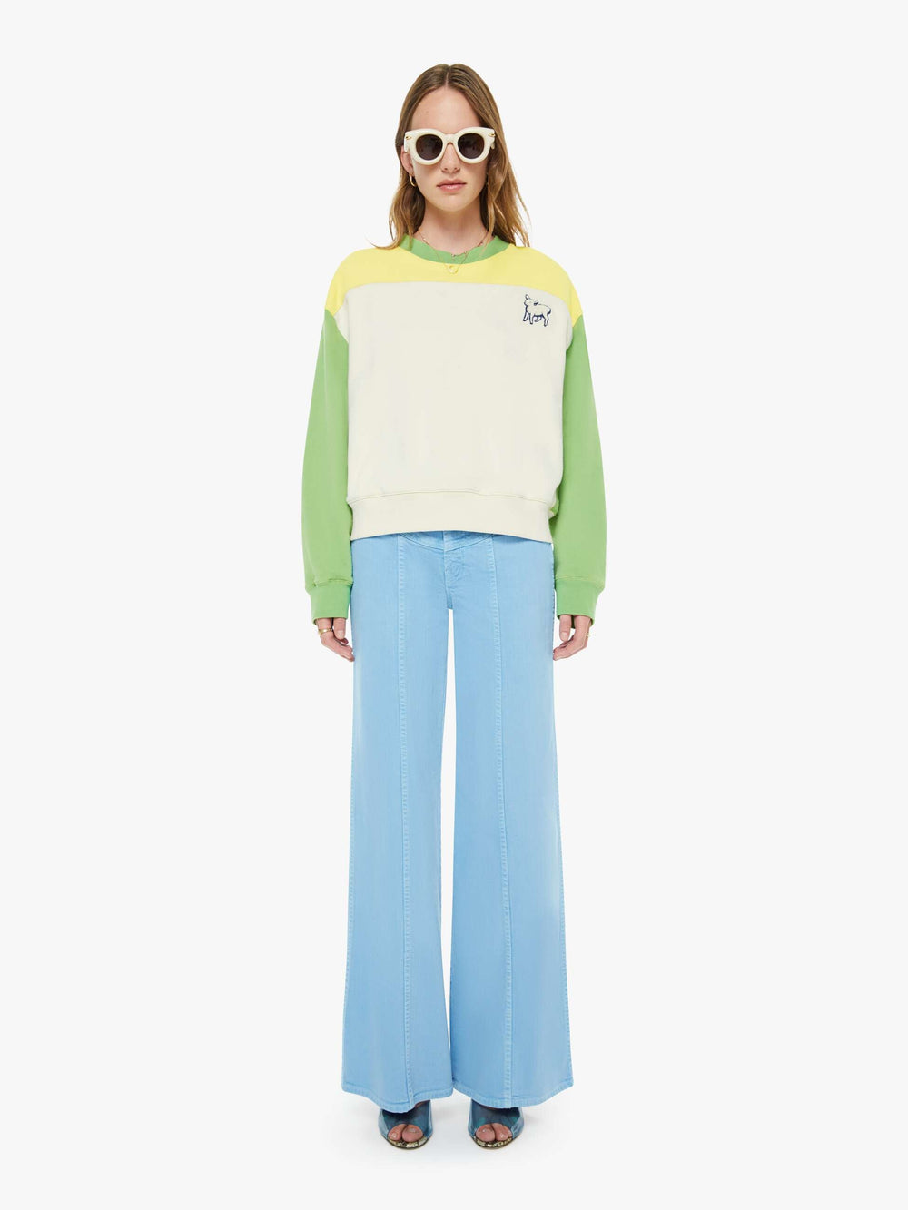 Women Mother Denim The Half Base