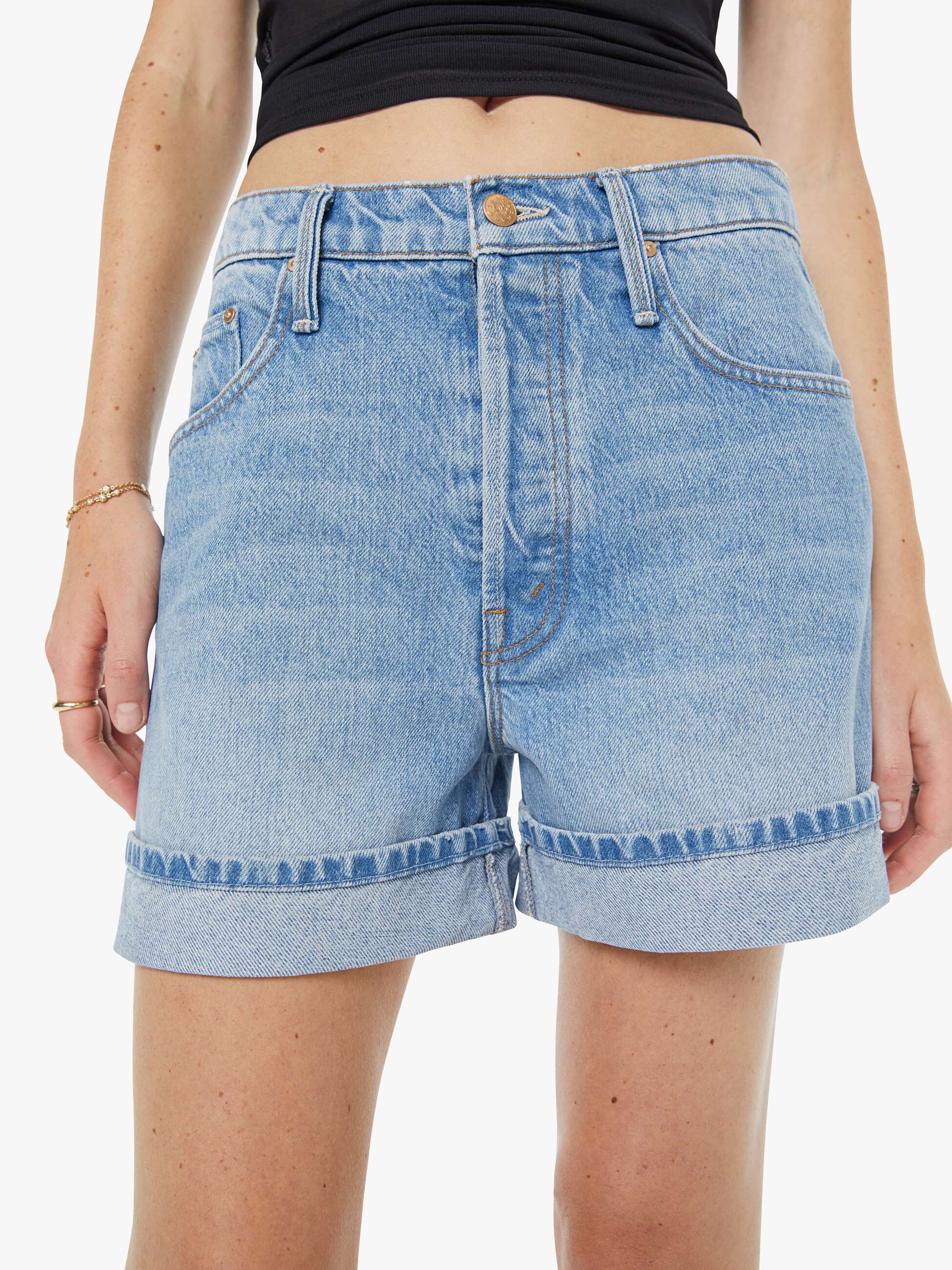 Women Mother Denim The Camper