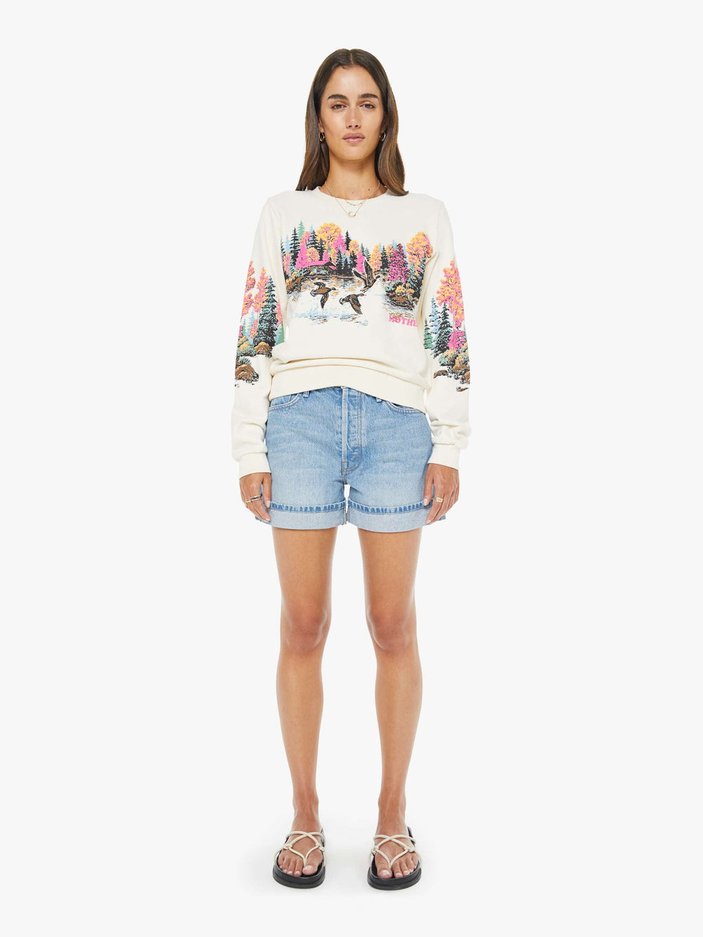 Women Mother Denim The Camper