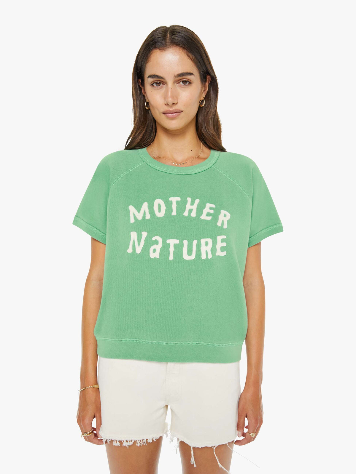 Women Mother Denim The Short Sleeve Concert