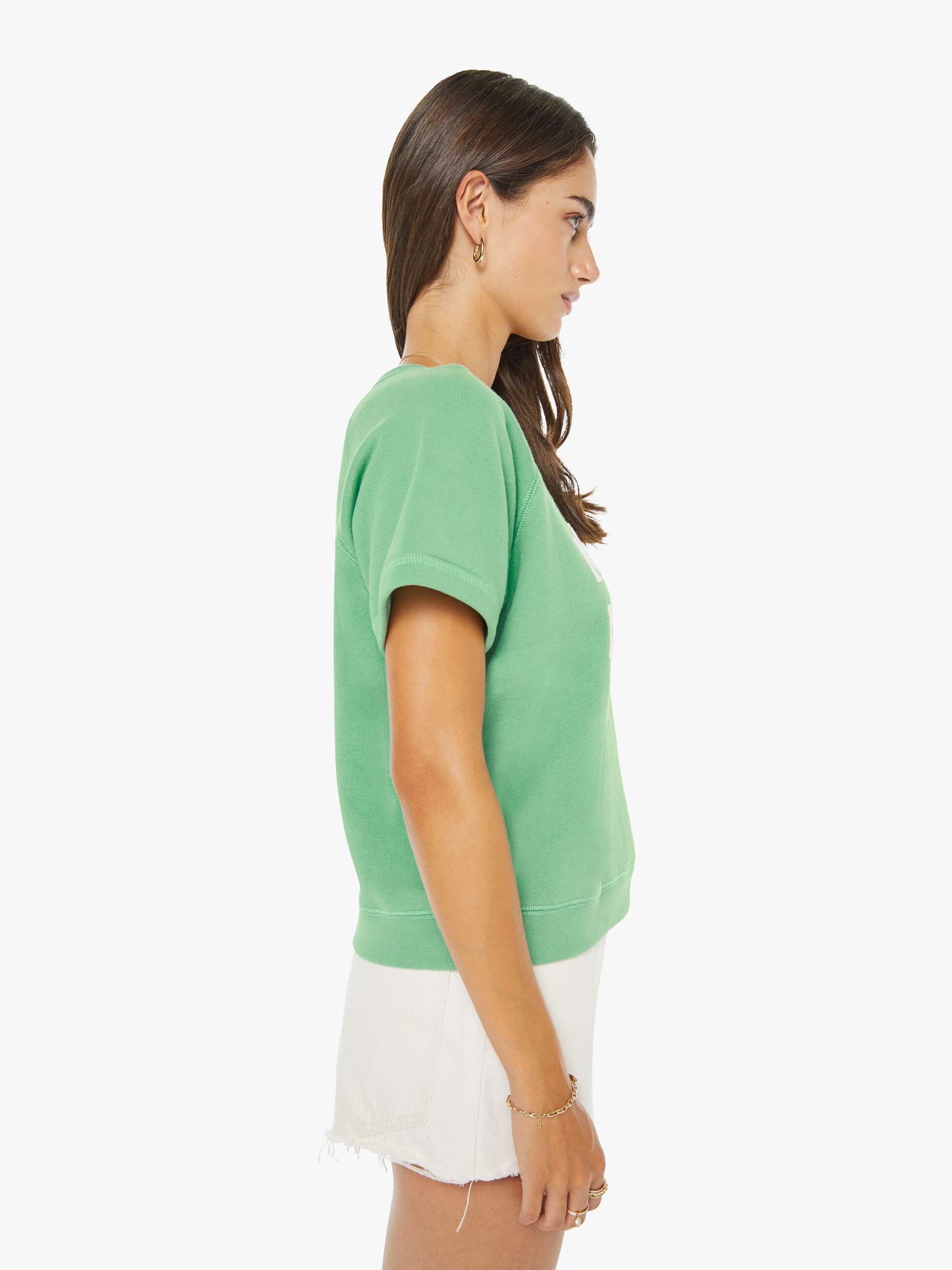 Women Mother Denim The Short Sleeve Concert