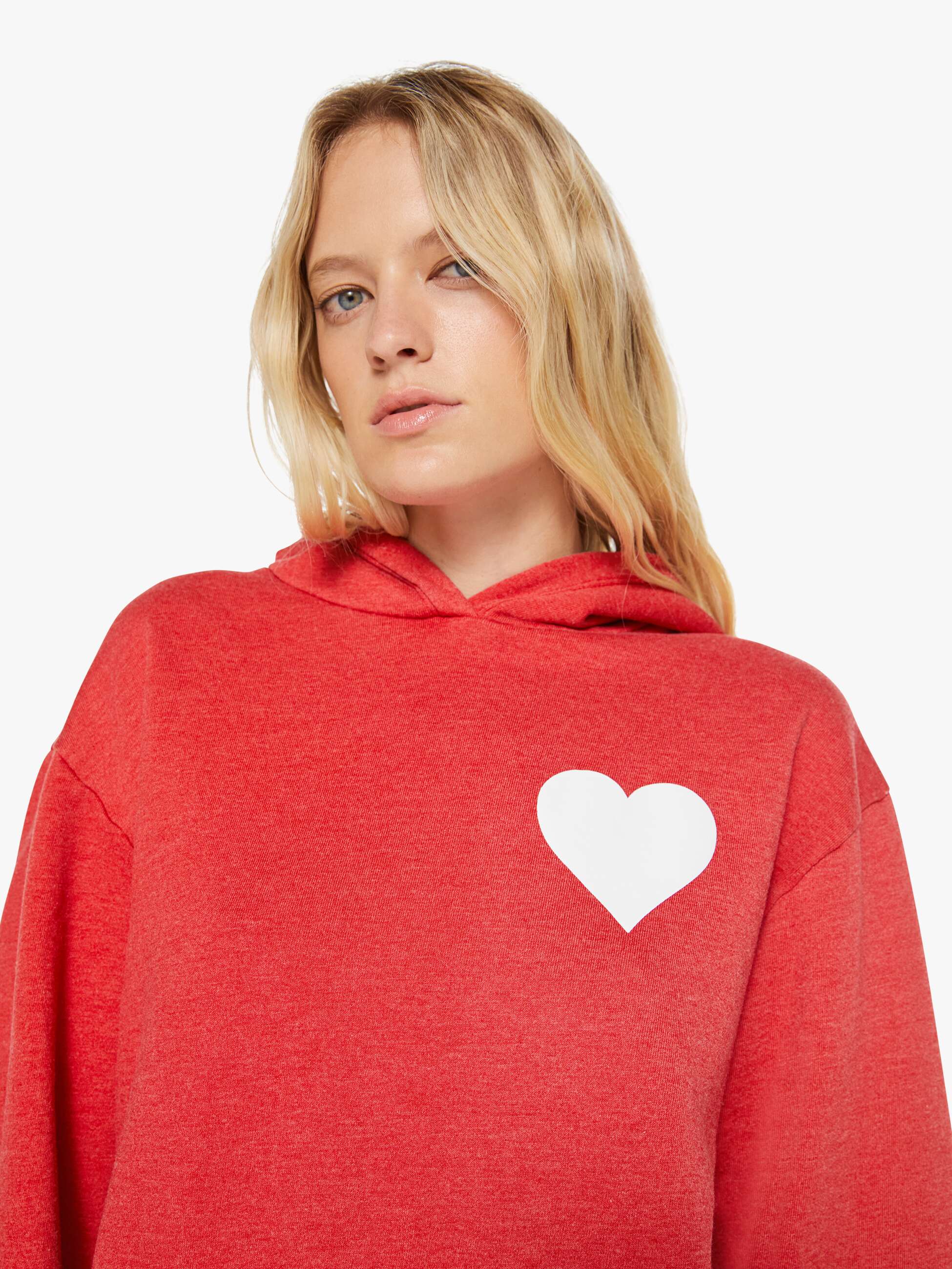 Women Mother Denim SPRWMN Heart Hoodie