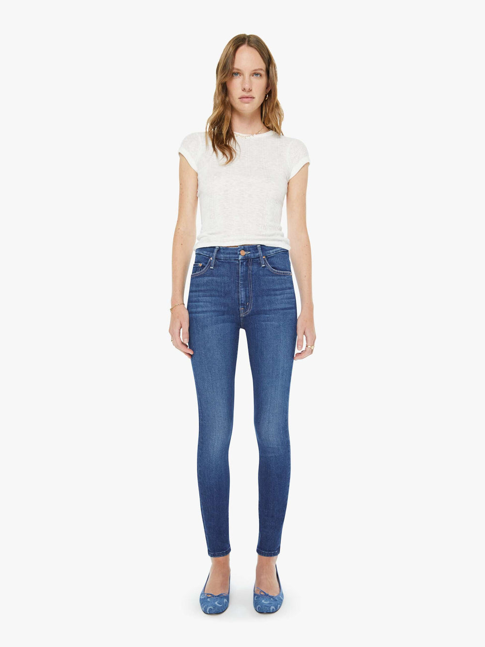 Women Mother Denim The Camper