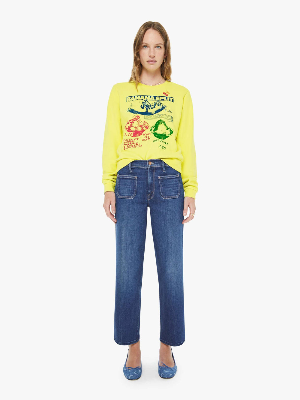 Women Mother Denim The Camper