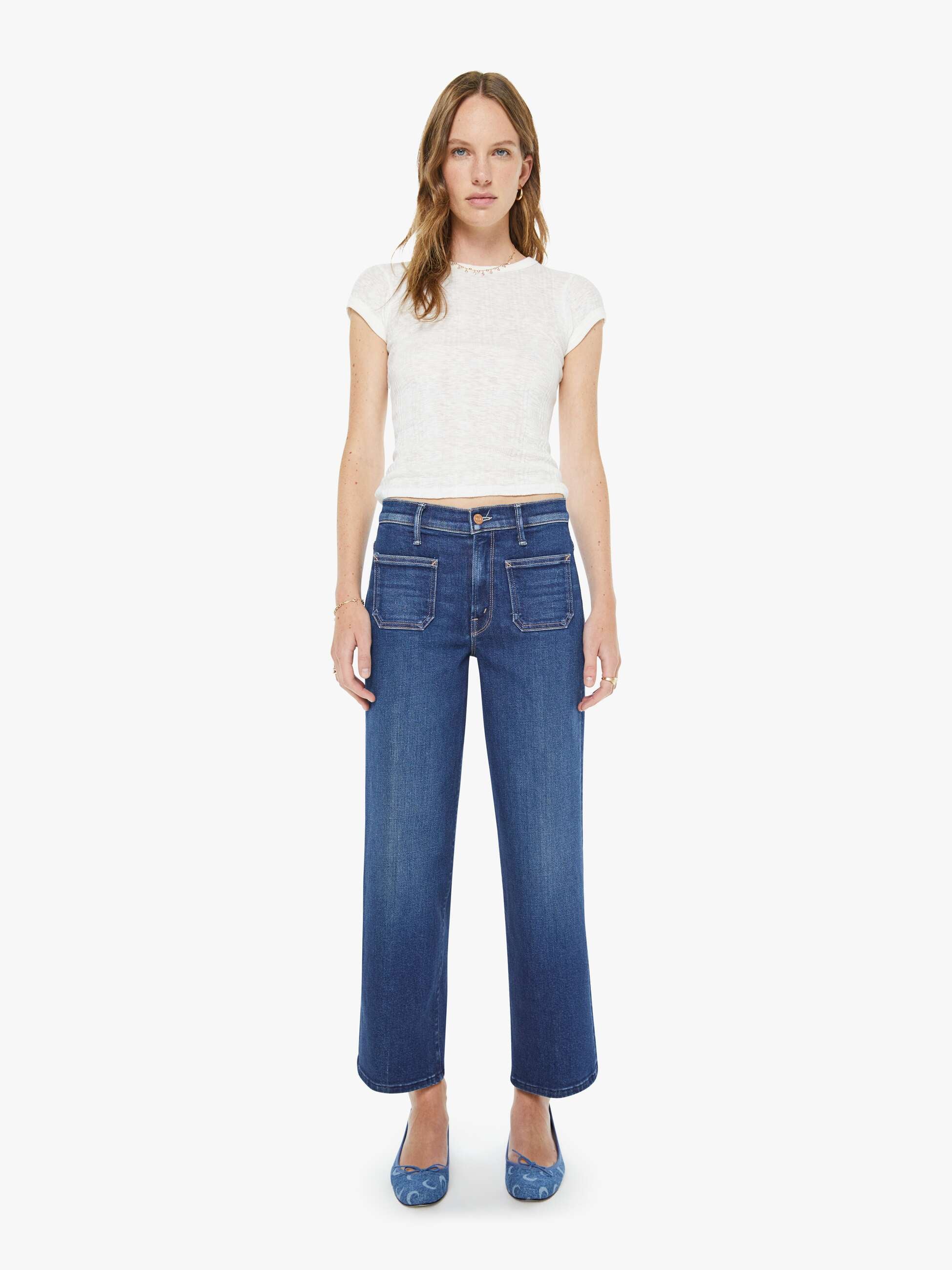 Women Mother Denim The Camper