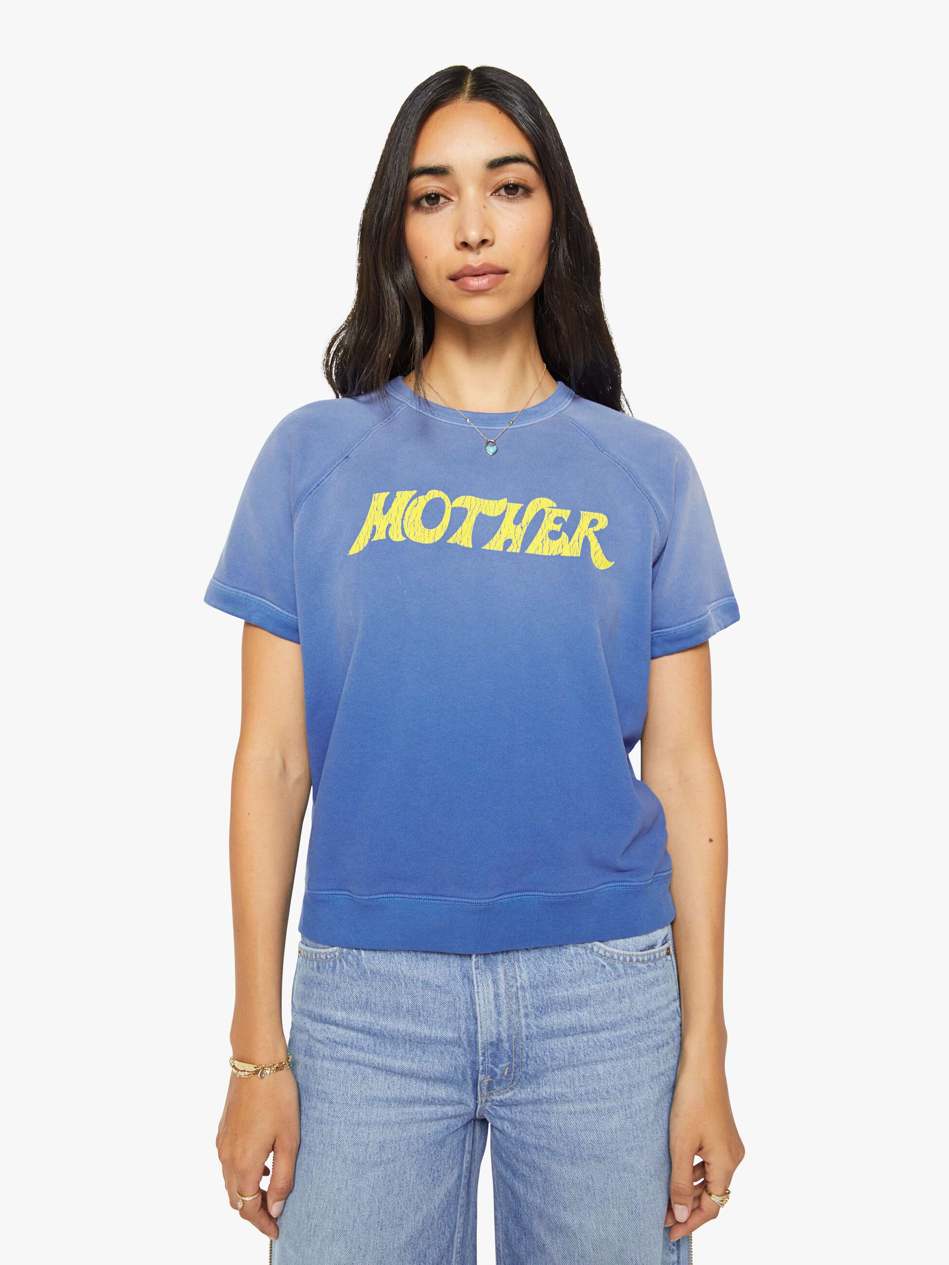 Women Mother Denim The Short Sleeve Concert