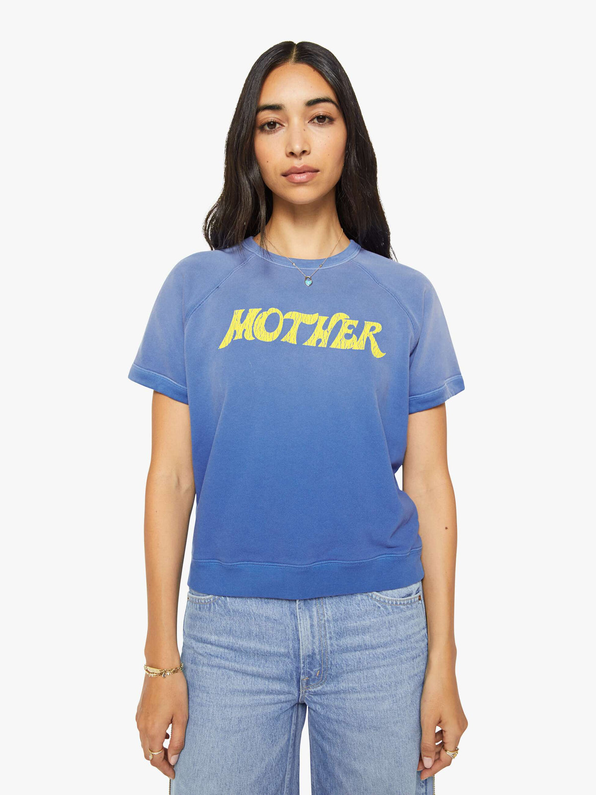 Women Mother Denim The Short Sleeve Concert