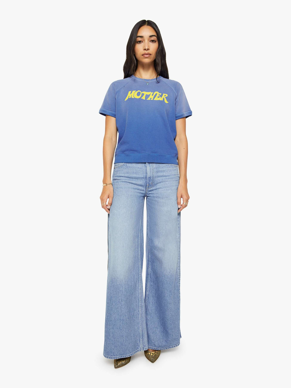 Women Mother Denim The Short Sleeve Concert