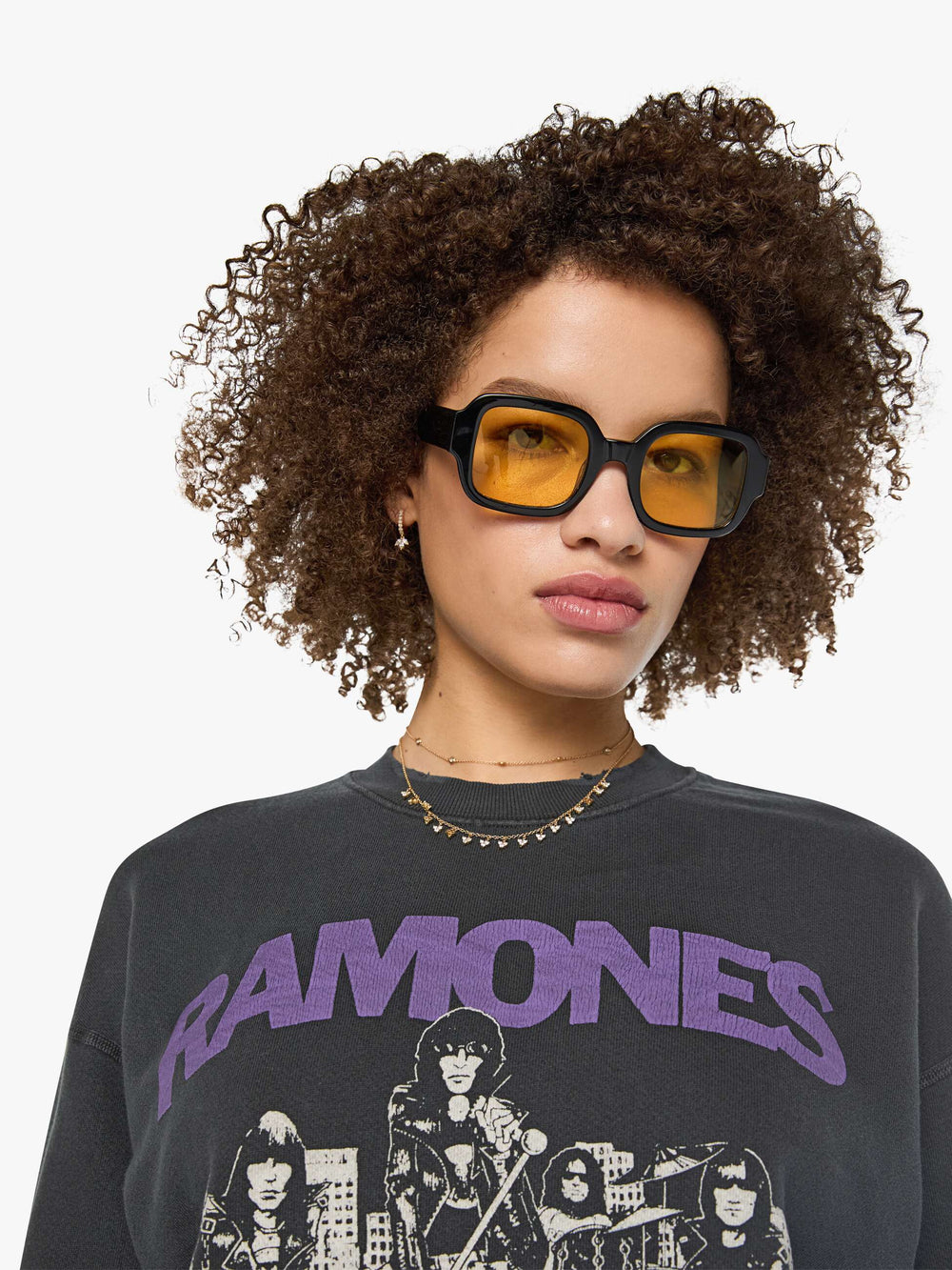 Women Mother Denim MadeWorn Ramones Sweatshirt